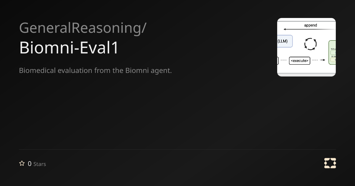 GeneralReasoning/Biomni-Eval1 | OpenReward