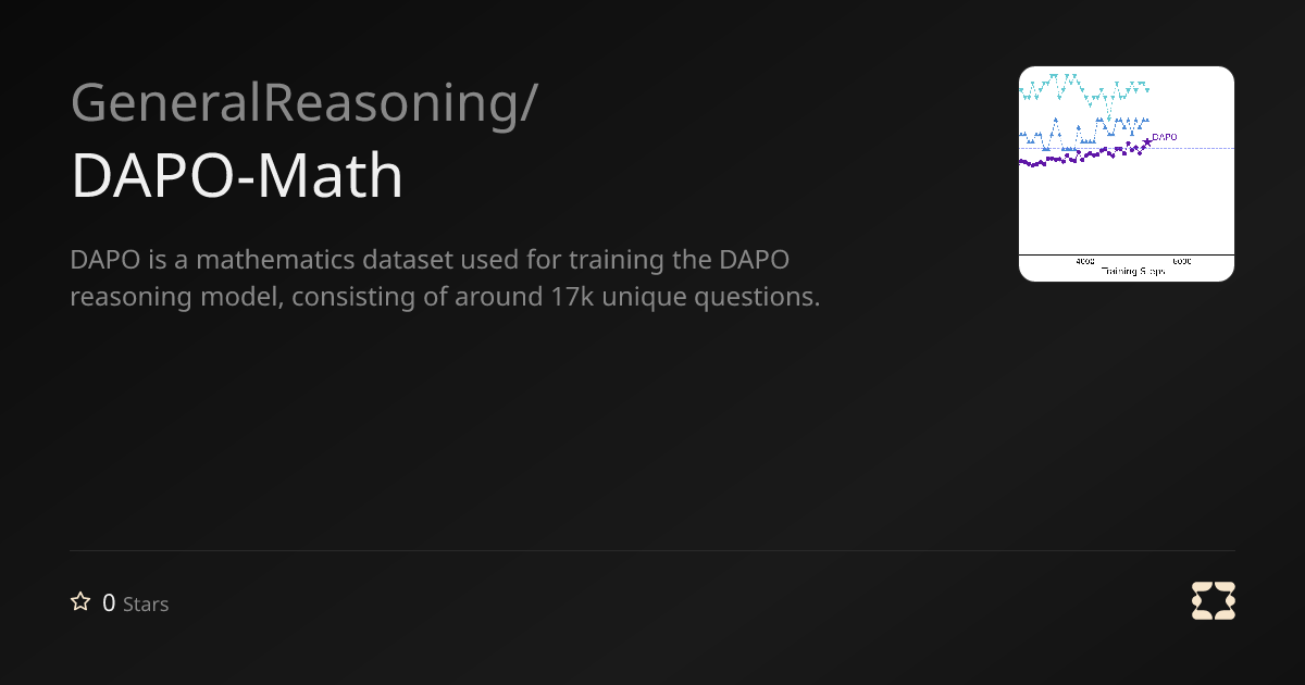 GeneralReasoning/DAPO-Math | OpenReward