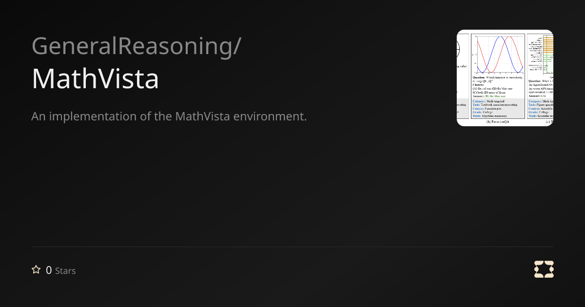 GeneralReasoning/MathVista | OpenReward
