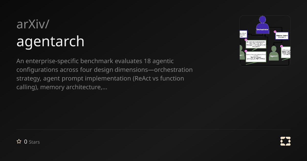 arXiv/agentarch | OpenReward