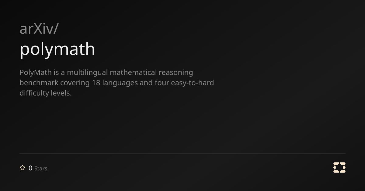 arXiv/polymath | OpenReward